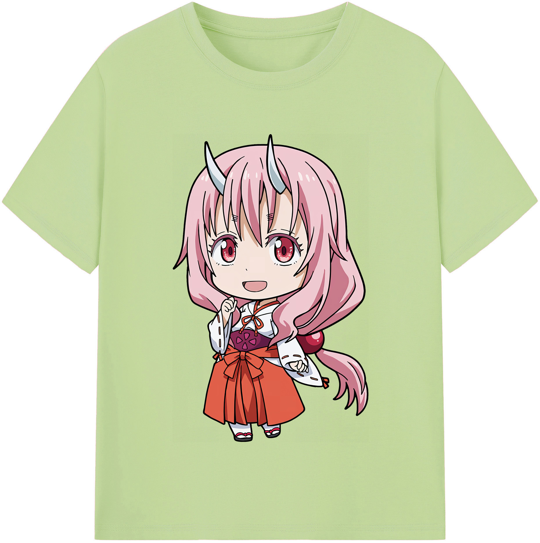 （画像用） 転スラ Regarding Reincarnated to Slime 綿100％半袖Tシャツ（フロントプリント）